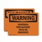 Signmission Safety Culture Sign, 5 in Width, Vinyl Decal, Rectangle OS-2PACK-WS-D-35-L-12878 - alternate 1